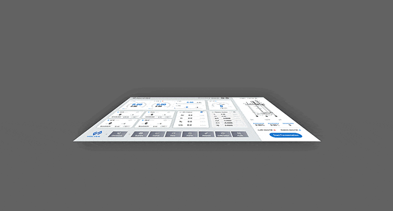 350vip生物反应器操作界面